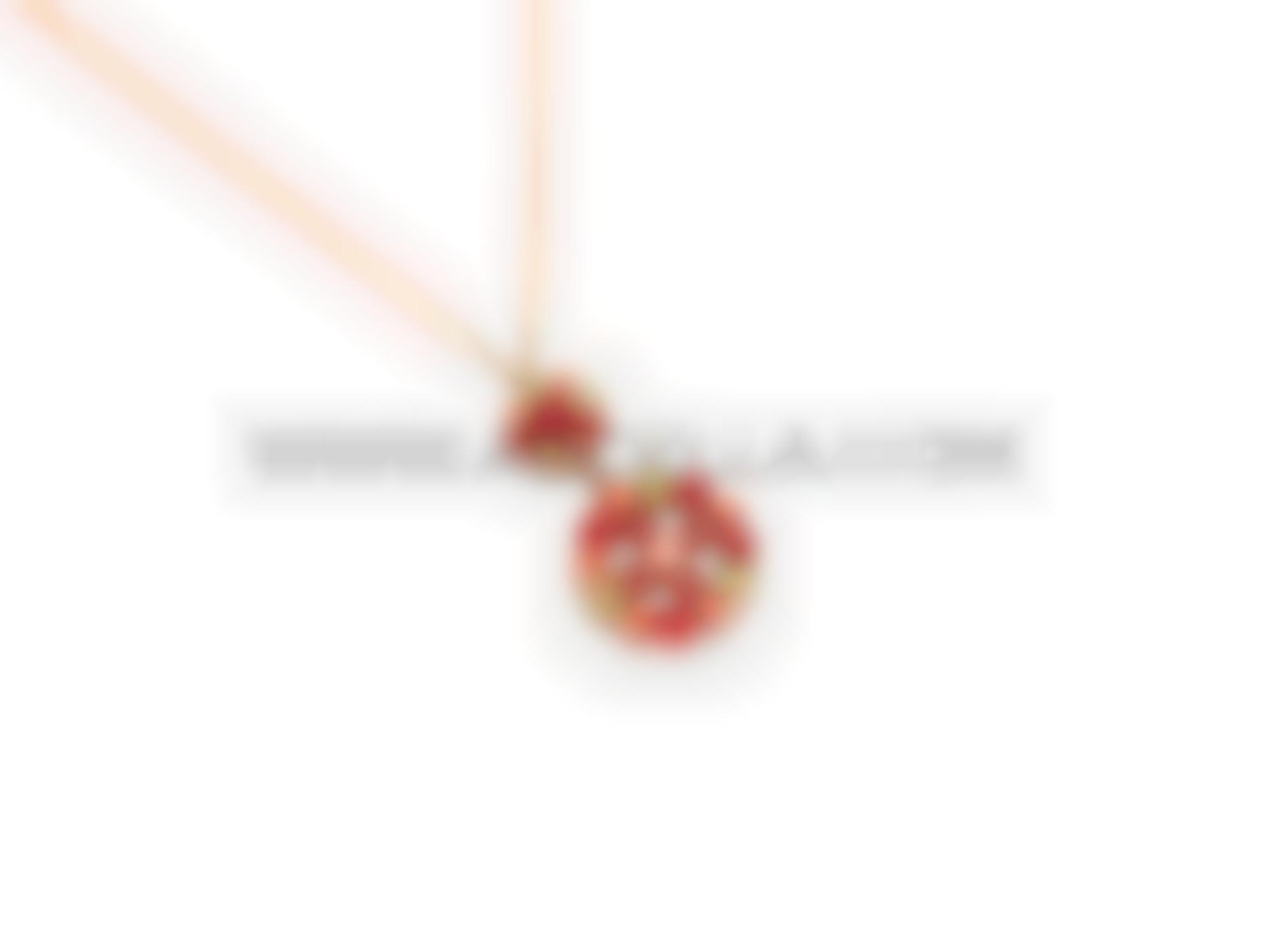 Pendant luxury model with natural coral