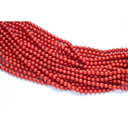 Natural red coral beads shape size mm 8