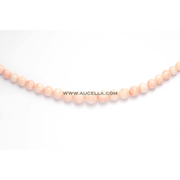 Natural pink coral beads shape graduated