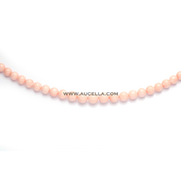 Natural pink coral beads shape graduated