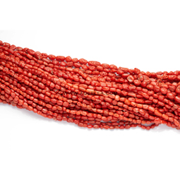 Natural red coral mix shape