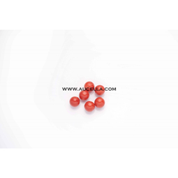 Red beads mm 8