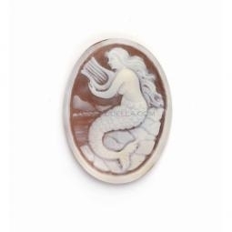 Siren sardonyx cameo