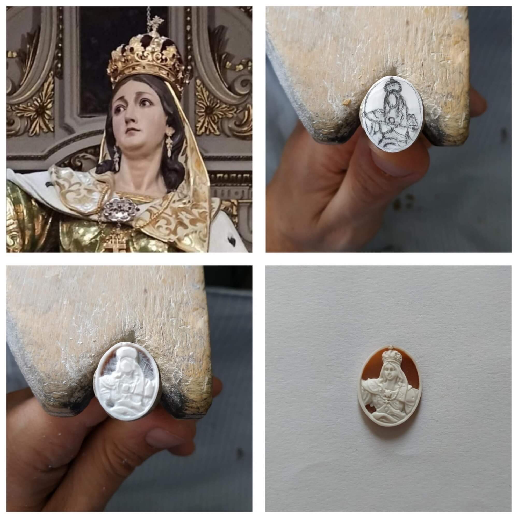 Holy Mary on cameo