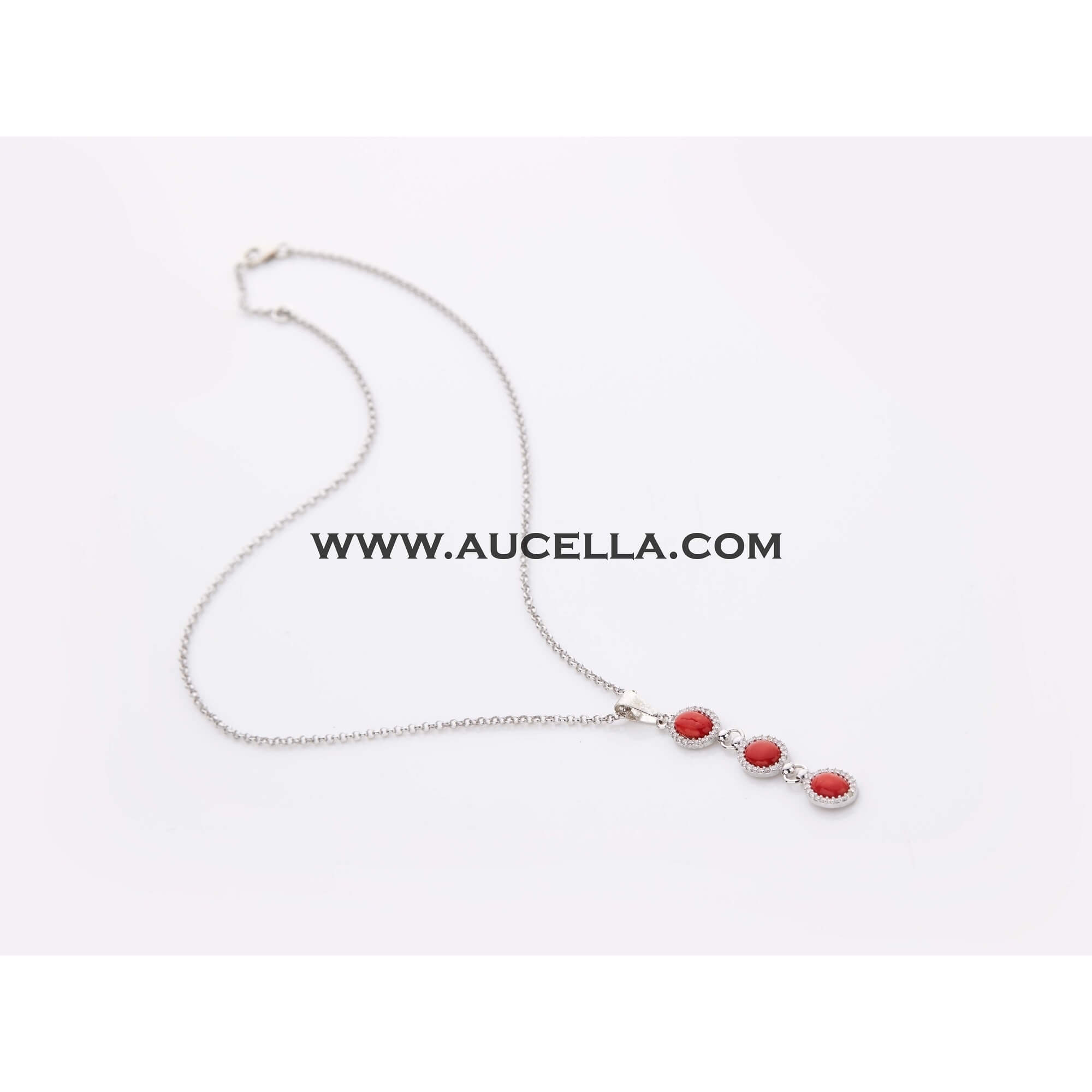 Collana a tre elementi con spole 5x7 cor