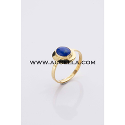 Anello in oro con spola di lapis 