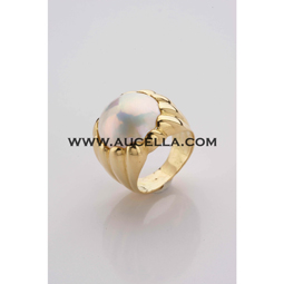 Mabe pearl from japan set in gold